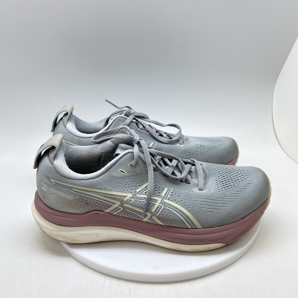 Asics Sneakers Womens 10 Gel Kayano 33 1012B939 Gray Running Athletic Shoes